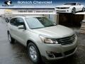 2014 Champagne Silver Metallic Chevrolet Traverse LT AWD  photo #1