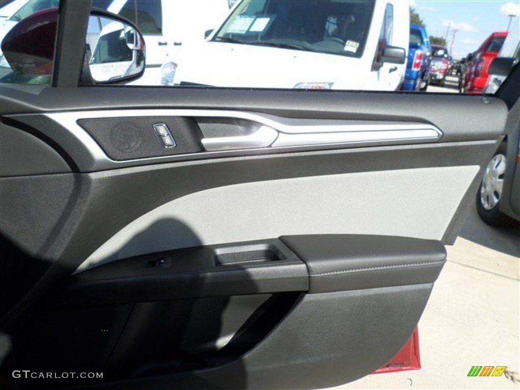 2014 Fusion S - Ruby Red / Earth Gray photo #9