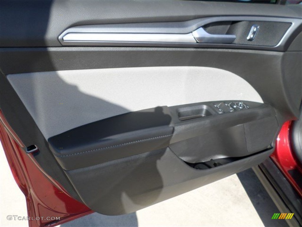 2014 Fusion S - Ruby Red / Earth Gray photo #20