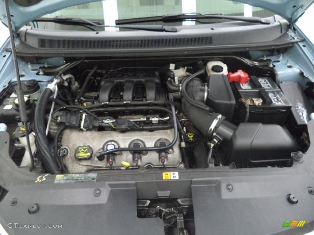 2008 Taurus X SEL - Light Ice Blue Metallic / Medium Light Stone photo #12