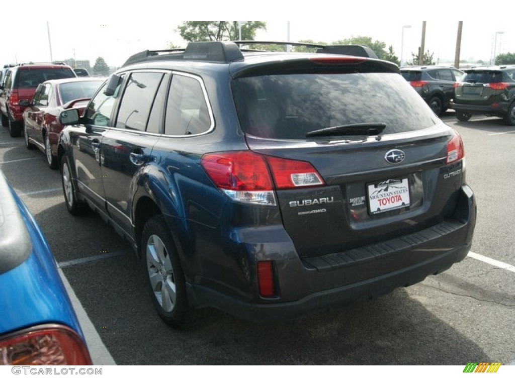 2011 Outback 2.5i Premium Wagon - Crystal Black Silica / Off Black photo #3