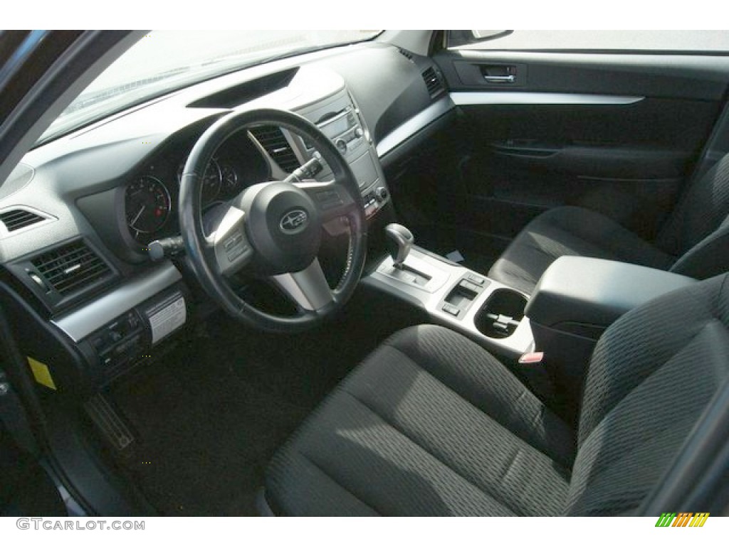 2011 Outback 2.5i Premium Wagon - Crystal Black Silica / Off Black photo #5