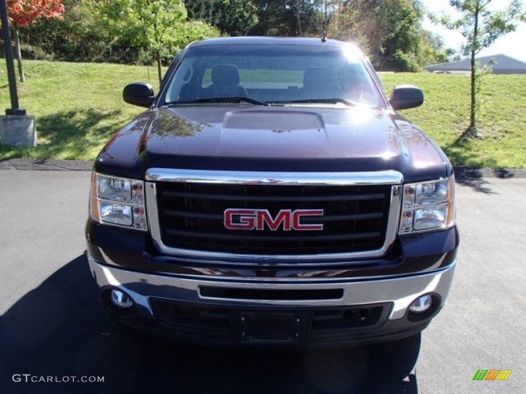 2009 Sierra 1500 Work Truck Regular Cab 4x4 - Dark Crimson Metallic / Dark Titanium photo #2