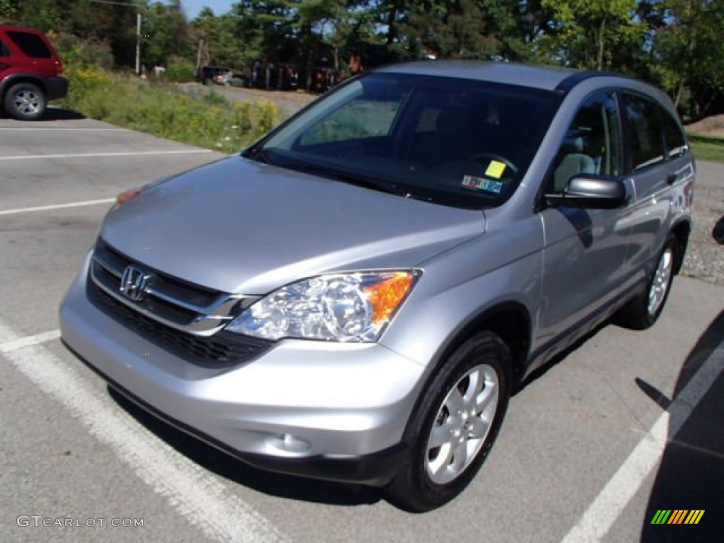 2011 CR-V SE 4WD - Alabaster Silver Metallic / Gray photo #3