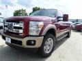 2014 Ruby Red Metallic Ford F250 Super Duty King Ranch Crew Cab 4x4  photo #1