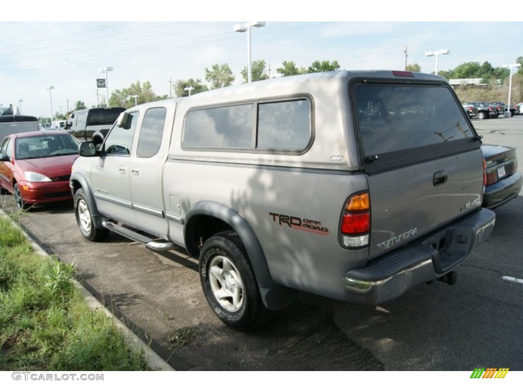 2001 Tundra SR5 Extended Cab 4x4 - Thunder Gray Metallic / Gray photo #3