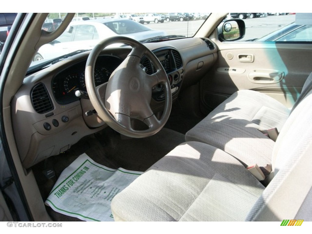 2001 Tundra SR5 Extended Cab 4x4 - Thunder Gray Metallic / Gray photo #5