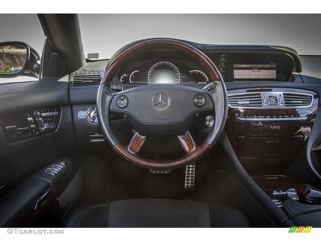 2008 Mercedes-Benz CL 65 AMG designo Charcoal Dashboard Photo #85770910