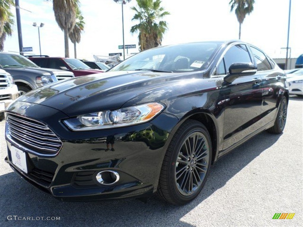 Dark Side 2014 Ford Fusion SE EcoBoost Exterior Photo #85771054