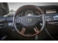 2008 Mercedes-Benz CL designo Charcoal Interior Steering Wheel Photo