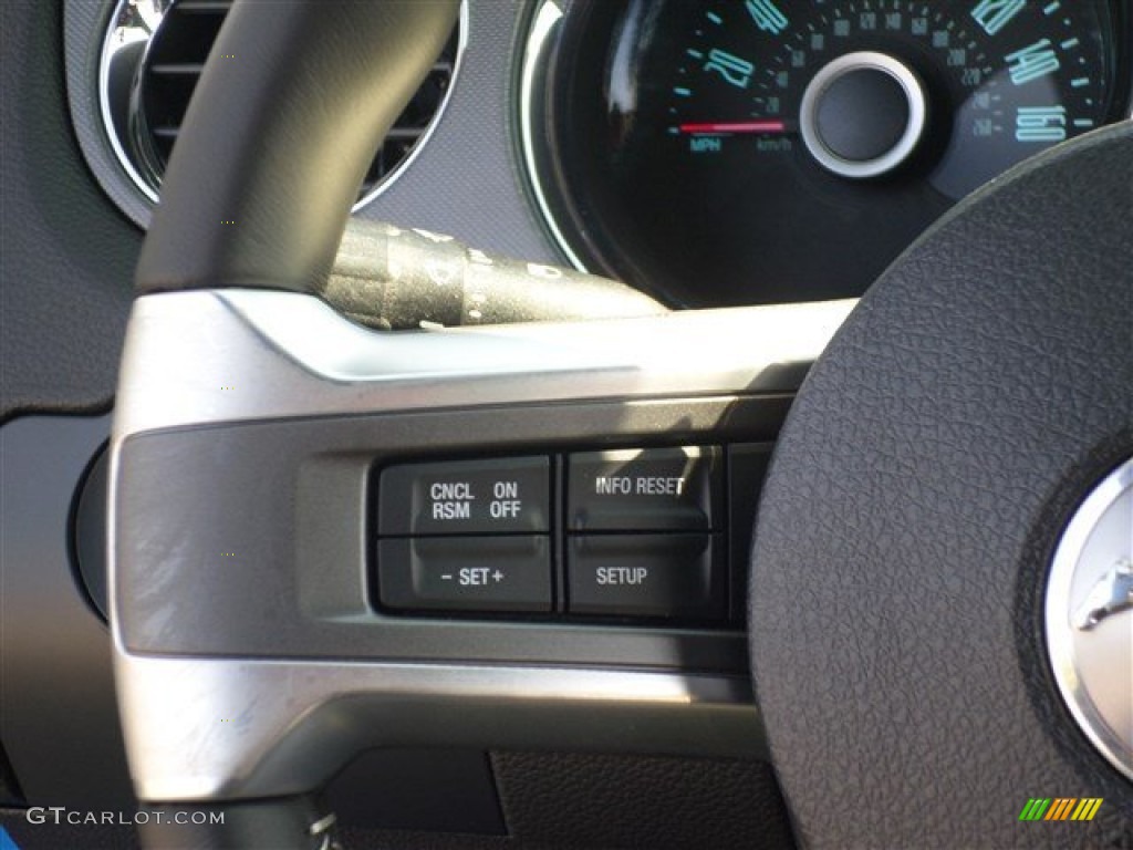 2014 Mustang V6 Coupe - Grabber Blue / Charcoal Black photo #16