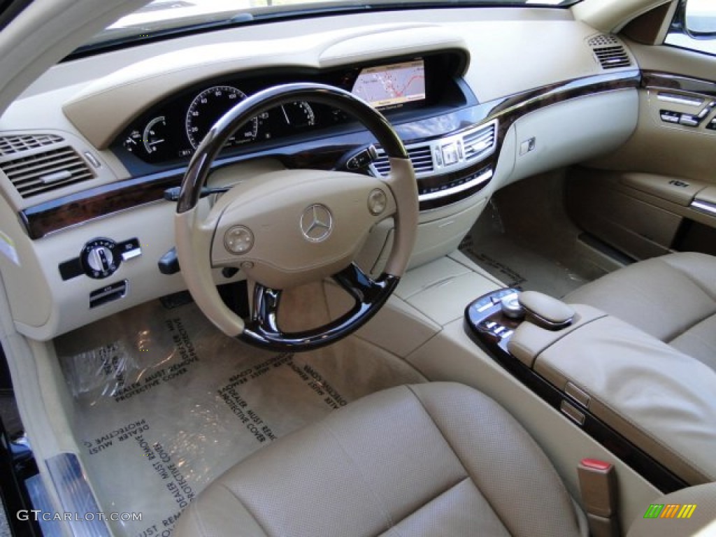 Cashmere/Savanna Interior 2007 Mercedes-Benz S 550 Sedan Photo #85772836