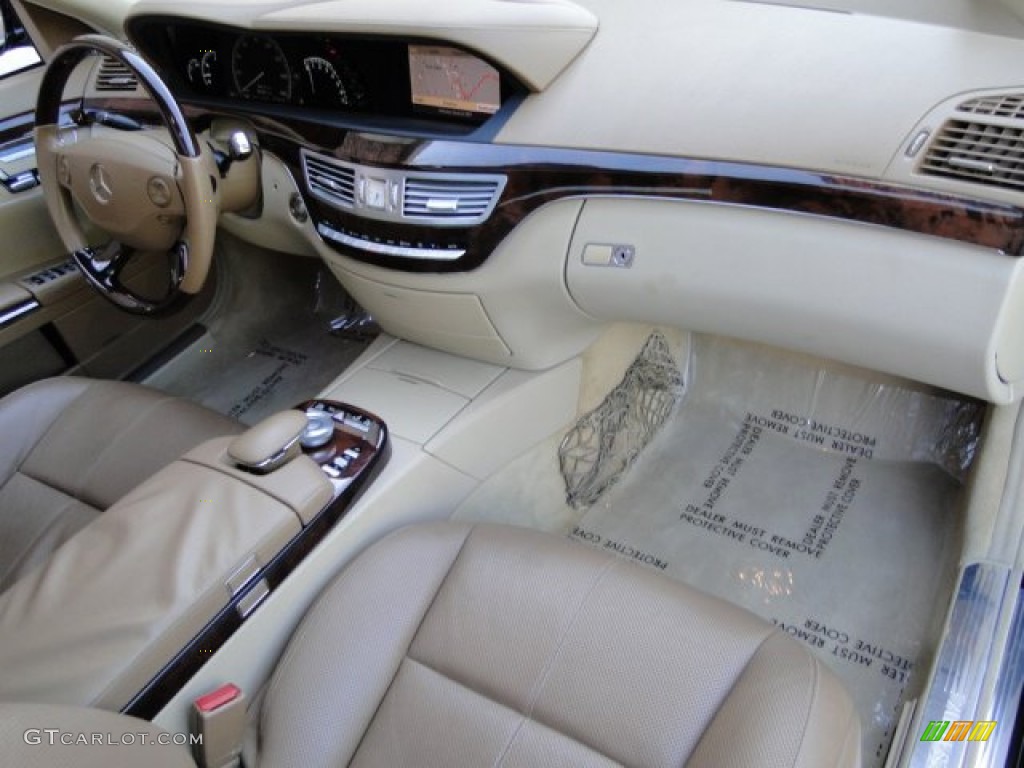 Cashmere/Savanna Interior 2007 Mercedes-Benz S 550 Sedan Photo #85772857