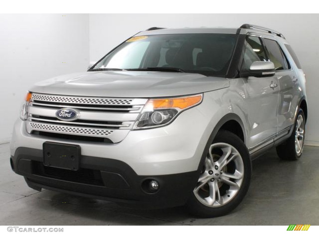 2013 Explorer Limited 4WD - Ingot Silver Metallic / Charcoal Black photo #2