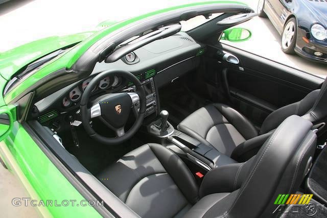 2008 911 Carrera S Cabriolet - Green Paint to Sample / Black photo #49