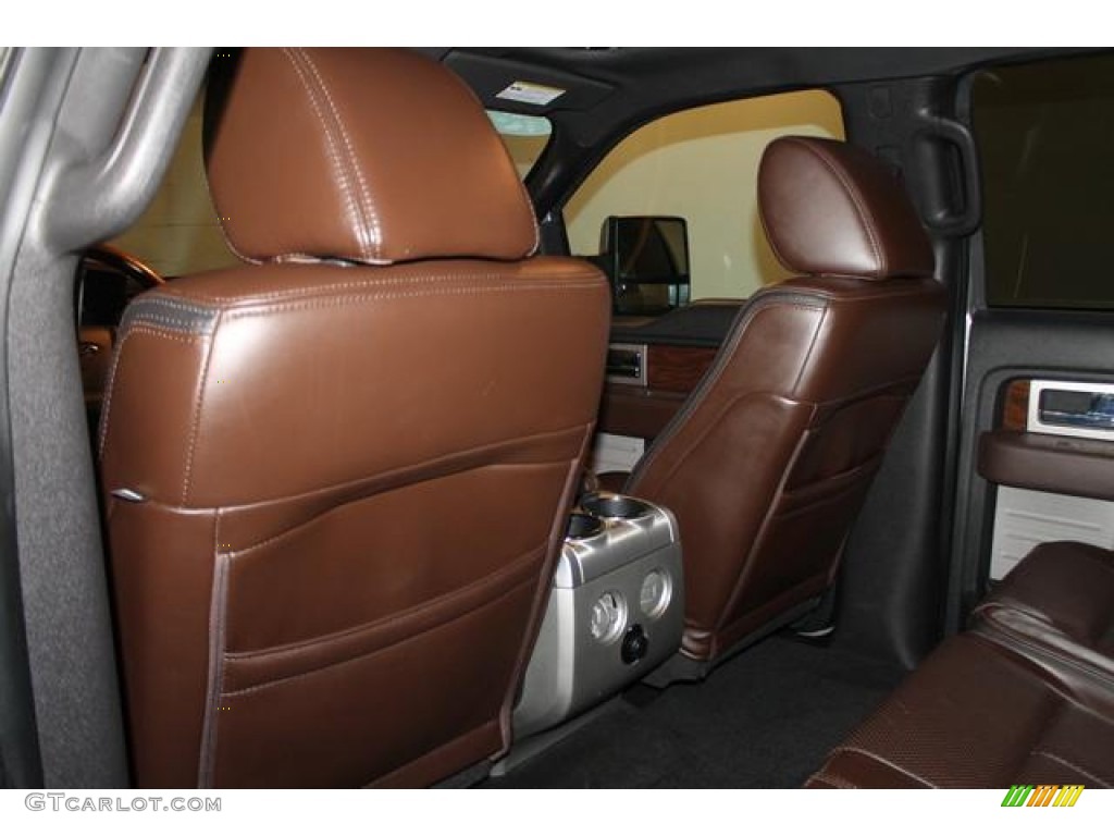 2009 F150 Platinum SuperCrew 4x4 - Brilliant Silver Metallic / Sienna Brown Leather/Black photo #23