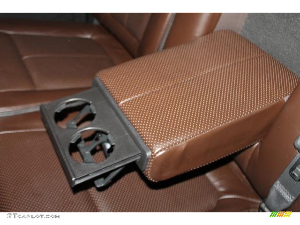 2009 F150 Platinum SuperCrew 4x4 - Brilliant Silver Metallic / Sienna Brown Leather/Black photo #48