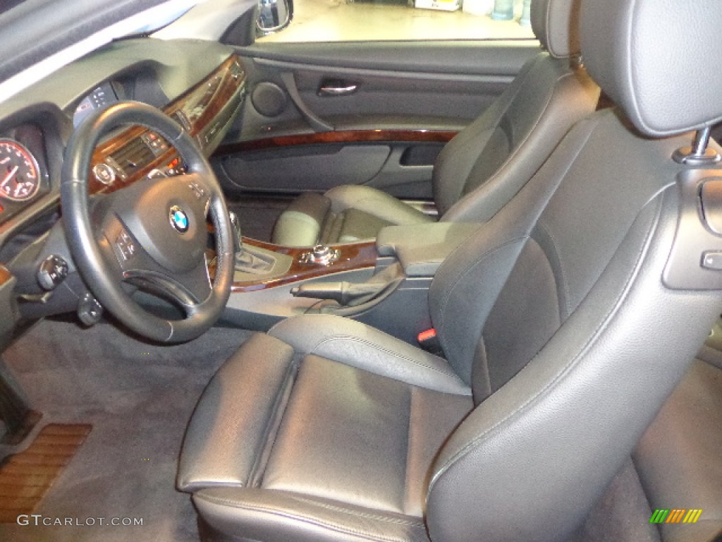 2011 3 Series 335i xDrive Coupe - Space Gray Metallic / Black photo #16