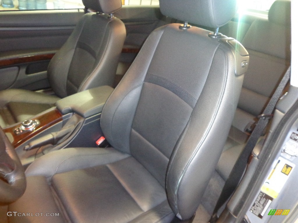 2011 3 Series 335i xDrive Coupe - Space Gray Metallic / Black photo #19