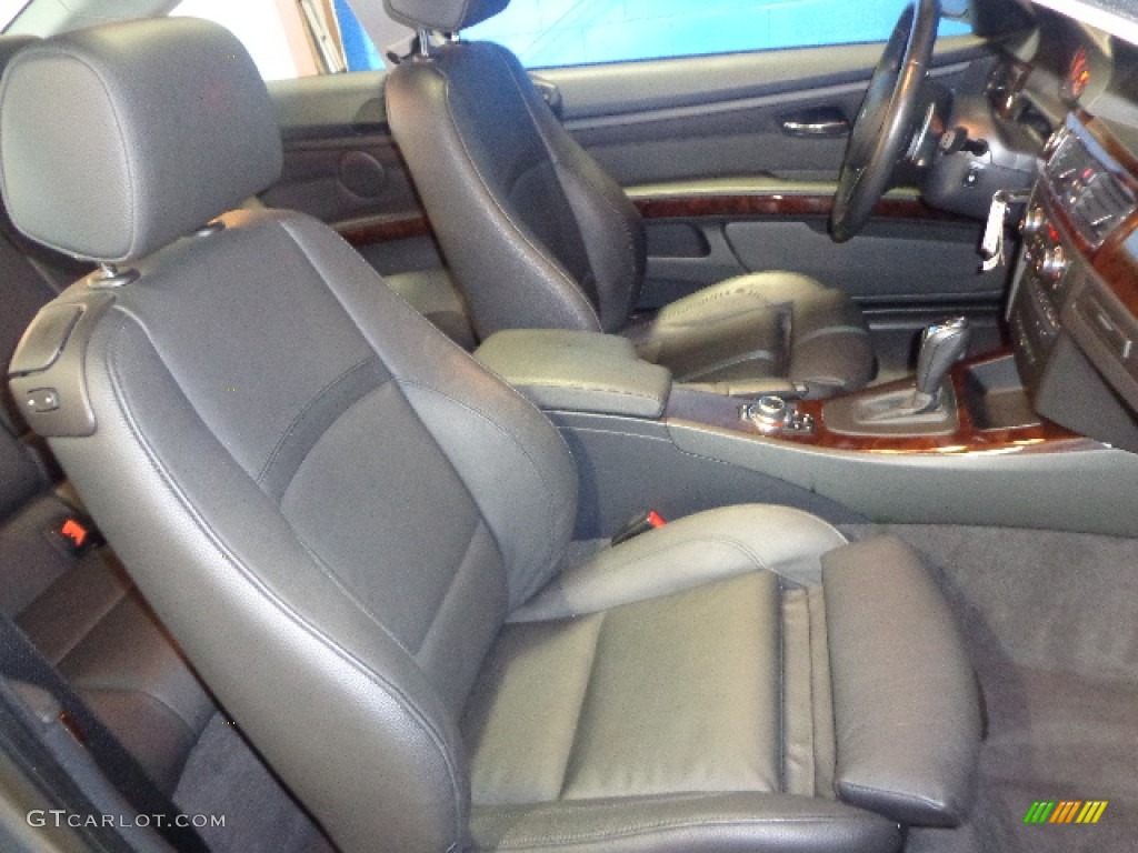 2011 3 Series 335i xDrive Coupe - Space Gray Metallic / Black photo #24
