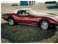 1969 Burgundy Chevrolet Corvette Convertible  photo #1