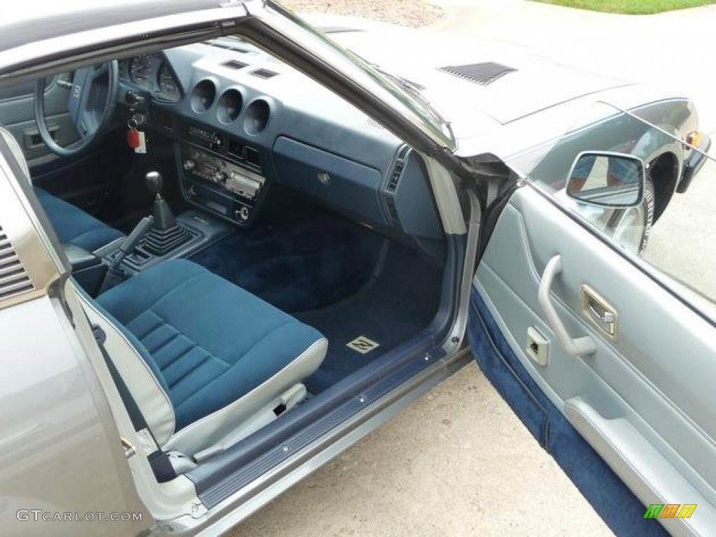 Blue Interior 1980 Datsun 280ZX Fastback Photo #85778038