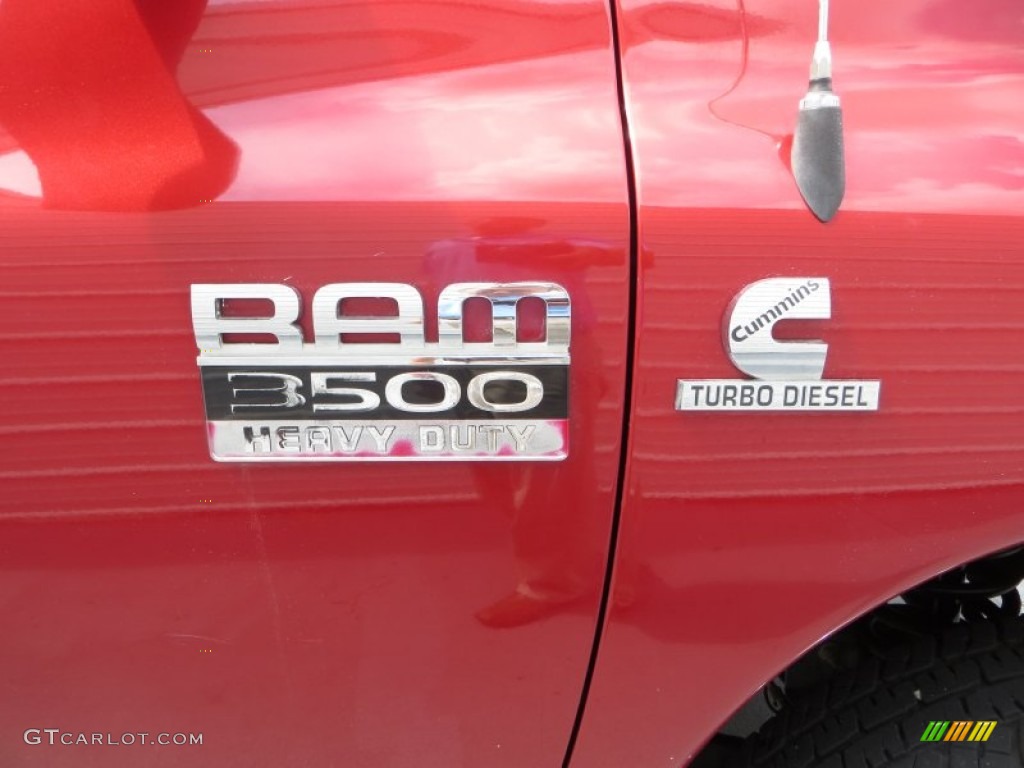 2007 Ram 3500 Lone Star Quad Cab 4x4 Dually - Inferno Red Crystal Pearl / Medium Slate Gray photo #15