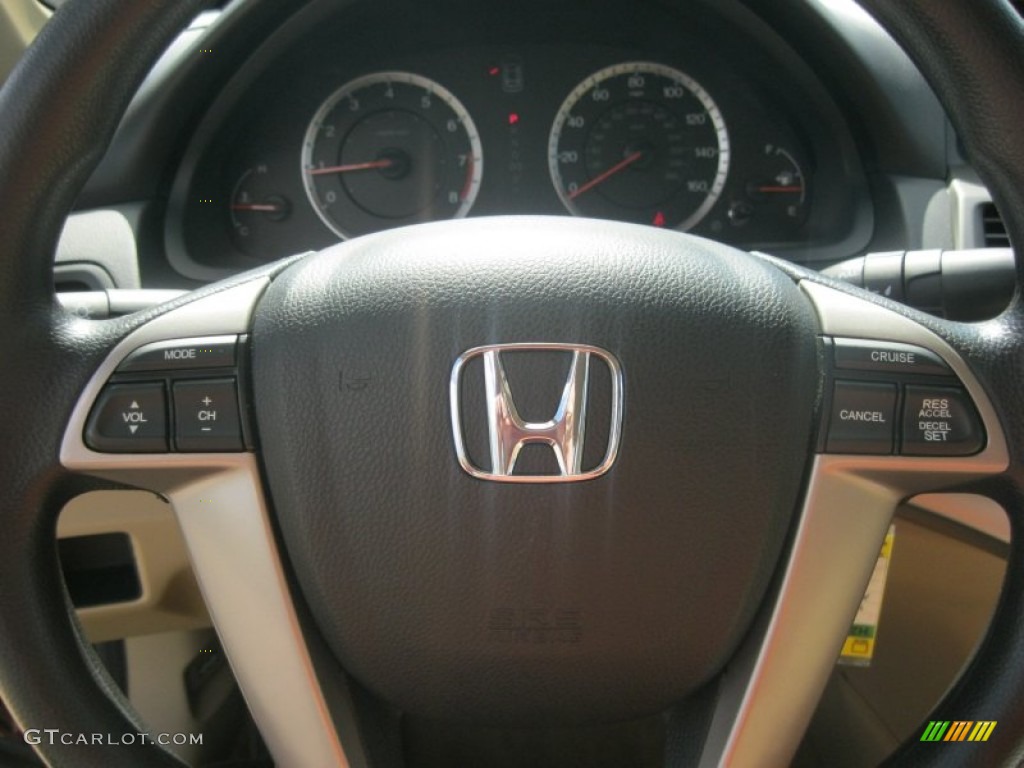 2011 Accord LX Sedan - Basque Red Pearl / Ivory photo #19