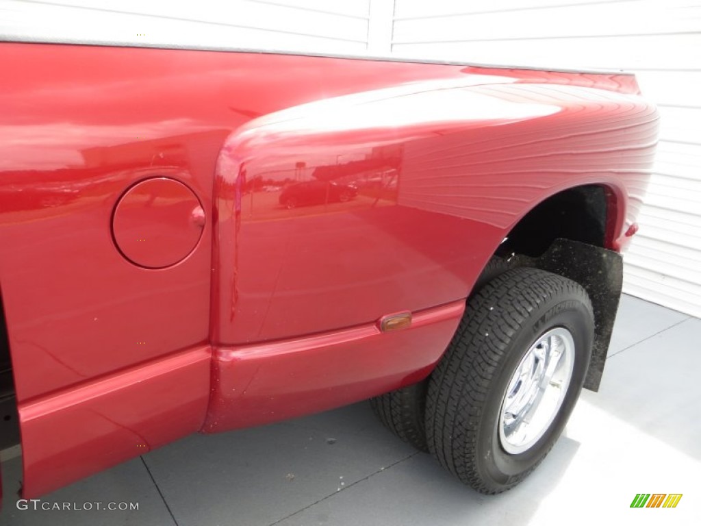 2007 Ram 3500 Lone Star Quad Cab 4x4 Dually - Inferno Red Crystal Pearl / Medium Slate Gray photo #23