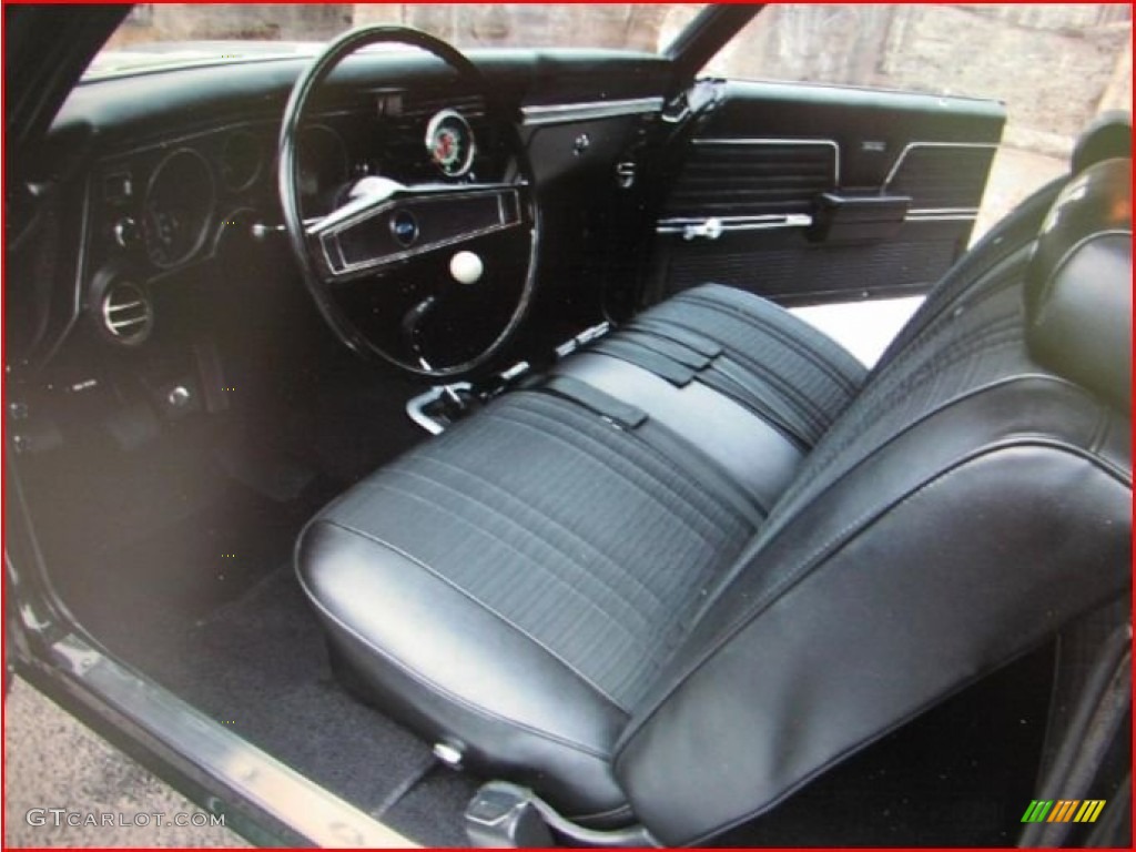 Black Interior 1969 Chevrolet Chevelle Yenko / SC 427 Coupe Photo #85778306