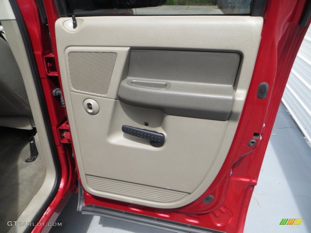 2007 Ram 3500 Lone Star Quad Cab 4x4 Dually - Inferno Red Crystal Pearl / Medium Slate Gray photo #28