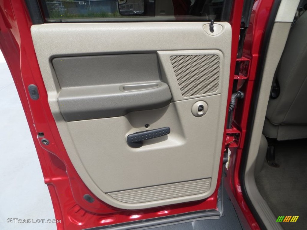 2007 Ram 3500 Lone Star Quad Cab 4x4 Dually - Inferno Red Crystal Pearl / Medium Slate Gray photo #30