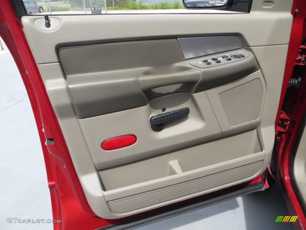 2007 Ram 3500 Lone Star Quad Cab 4x4 Dually - Inferno Red Crystal Pearl / Medium Slate Gray photo #32