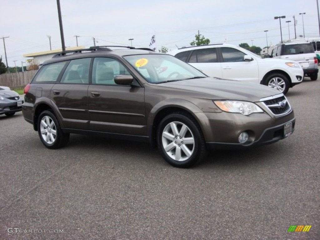 2008 Outback 2.5i Limited Wagon - Deep Bronze Metallic / Warm Ivory photo #2