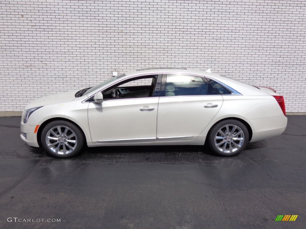 White Diamond Tricoat 2014 Cadillac XTS Luxury FWD Exterior Photo #85779451