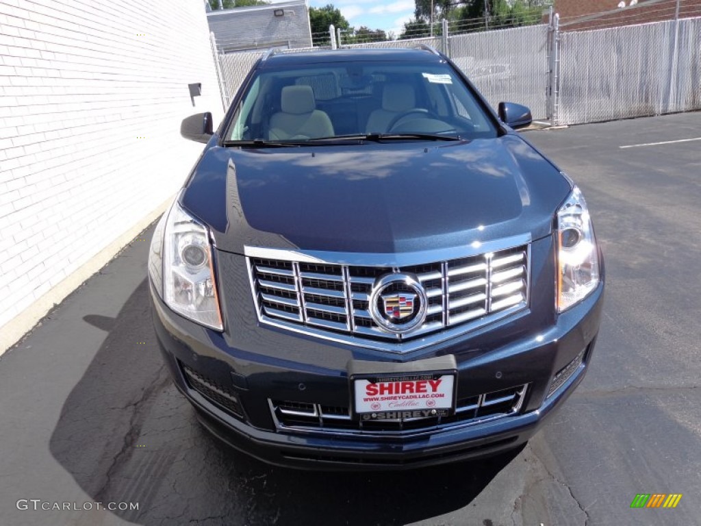 2014 SRX Luxury - Sapphire Blue Metallic / Light Titanium/Ebony photo #2