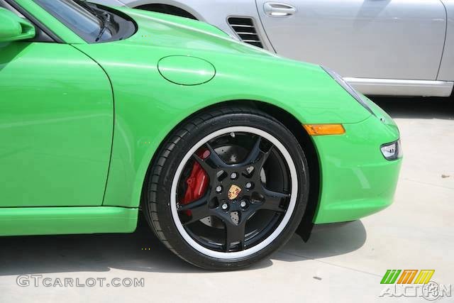 2008 911 Carrera S Cabriolet - Green Paint to Sample / Black photo #63