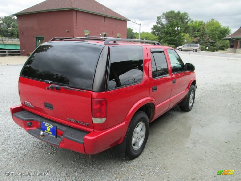2000 Blazer LS 4x4 - Victory Red / Graphite Gray photo #5