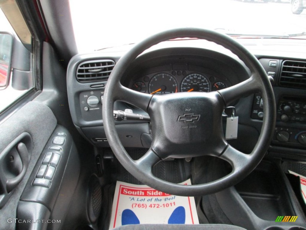 2000 Blazer LS 4x4 - Victory Red / Graphite Gray photo #7