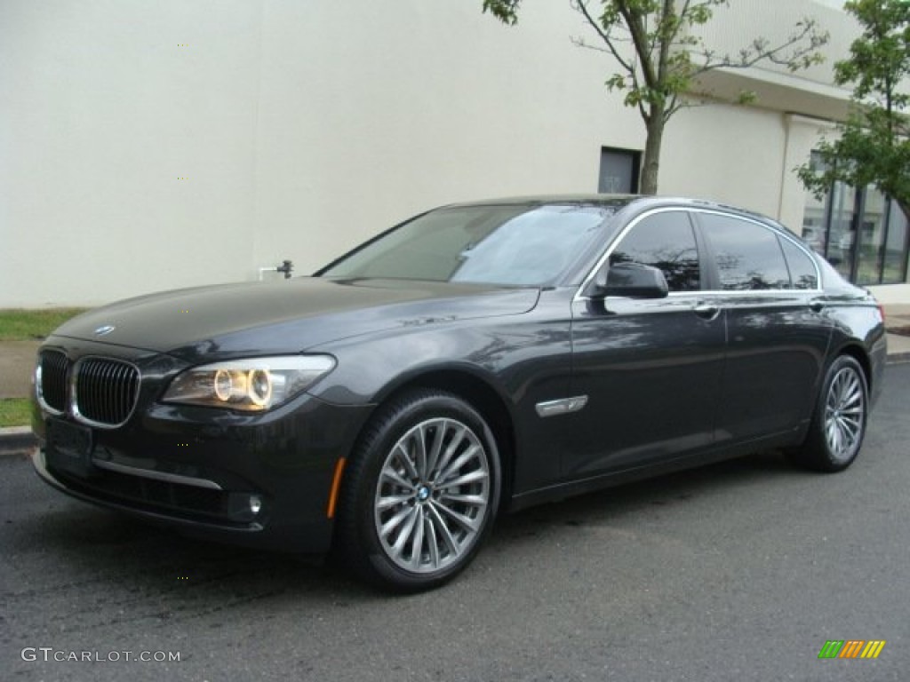 2011 7 Series 750Li xDrive Sedan - Dark Graphite Metallic / Black photo #1