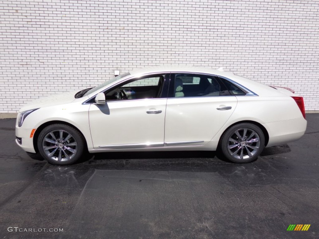 White Diamond Tricoat 2014 Cadillac XTS Luxury FWD Exterior Photo #85781548