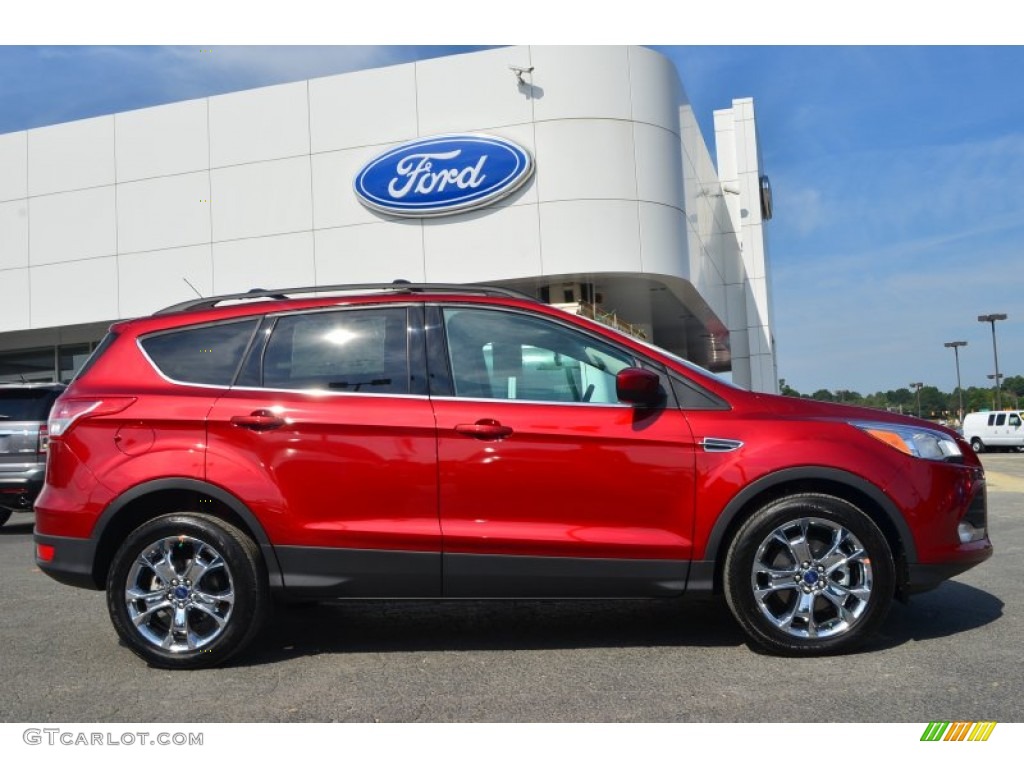 2014 Escape SE 1.6L EcoBoost - Ruby Red / Medium Light Stone photo #2