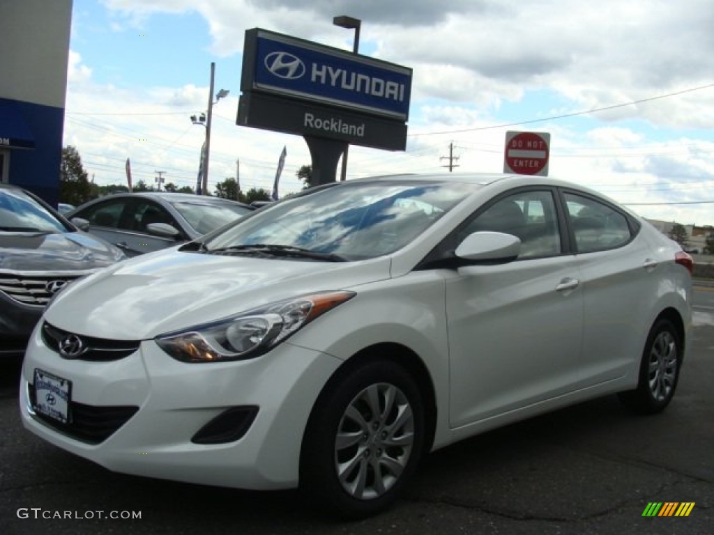 2011 Pearl White Hyundai Elantra Gls 85777812 Gtcarlot
