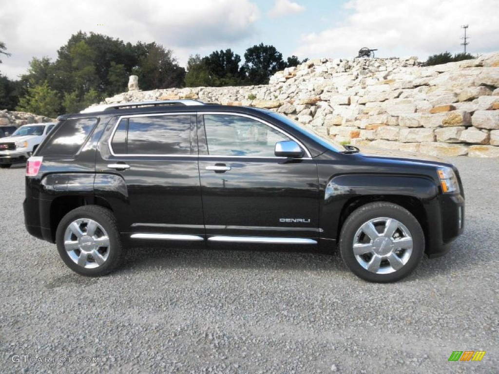 Carbon Black Metallic 2014 GMC Terrain Denali Exterior Photo #85783570