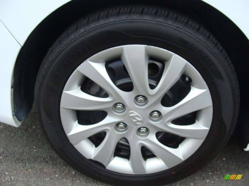 2011 Elantra GLS - Pearl White / Beige photo #26