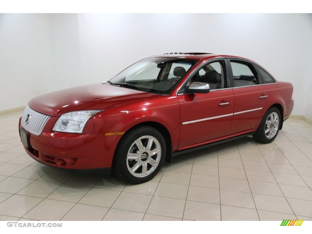 2009 Sable Premier Sedan - Sangria Red Metallic / Medium Dark Flint/Light Stone photo #3