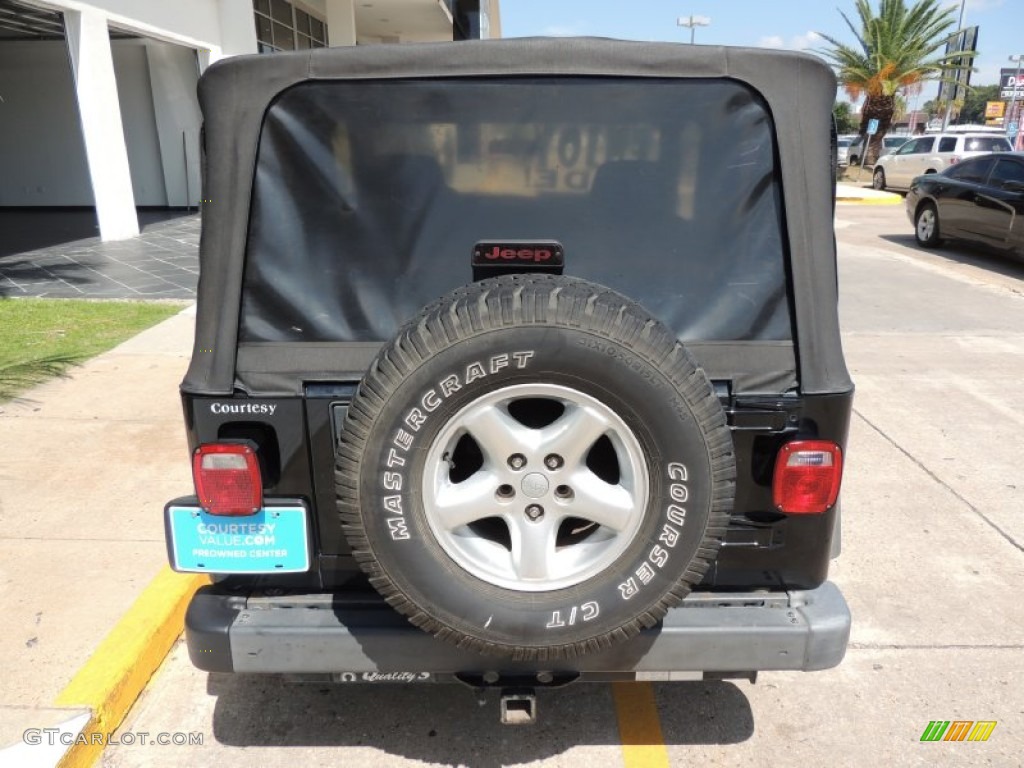 2004 Wrangler Sport 4x4 - Black / Dark Slate Gray photo #3