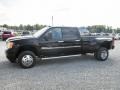 Onyx Black - Sierra 3500HD Denali Crew Cab 4x4 Dually Photo No. 4