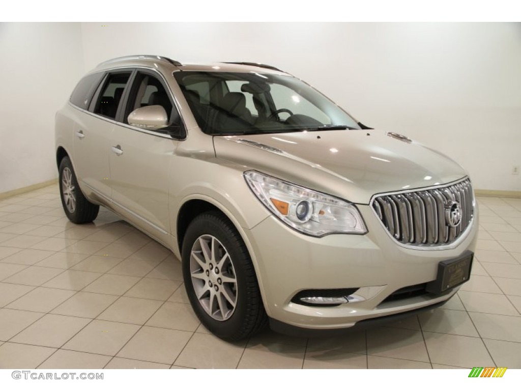 2013 Enclave Leather AWD - Champagne Silver Metallic / Ebony Leather photo #1