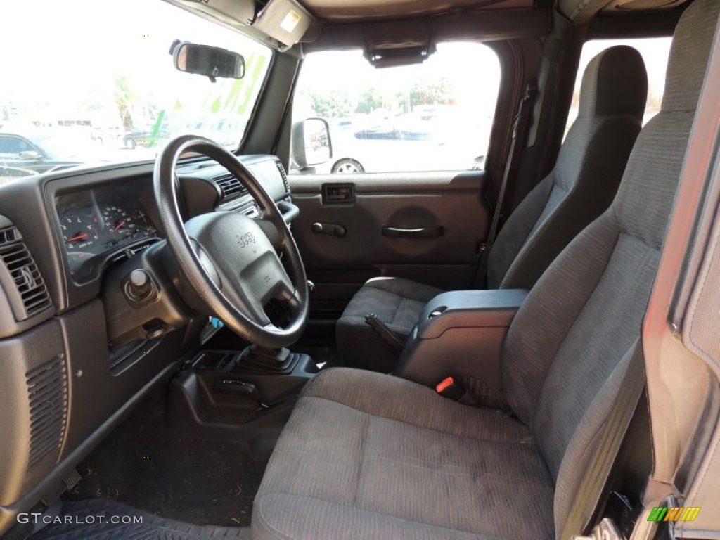2004 Wrangler Sport 4x4 - Black / Dark Slate Gray photo #11
